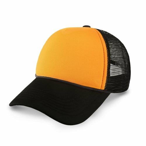 Two Tone Foam Mesh Trucker Cap with Rope