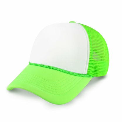 Two Tone Foam Mesh Trucker Cap with Rope