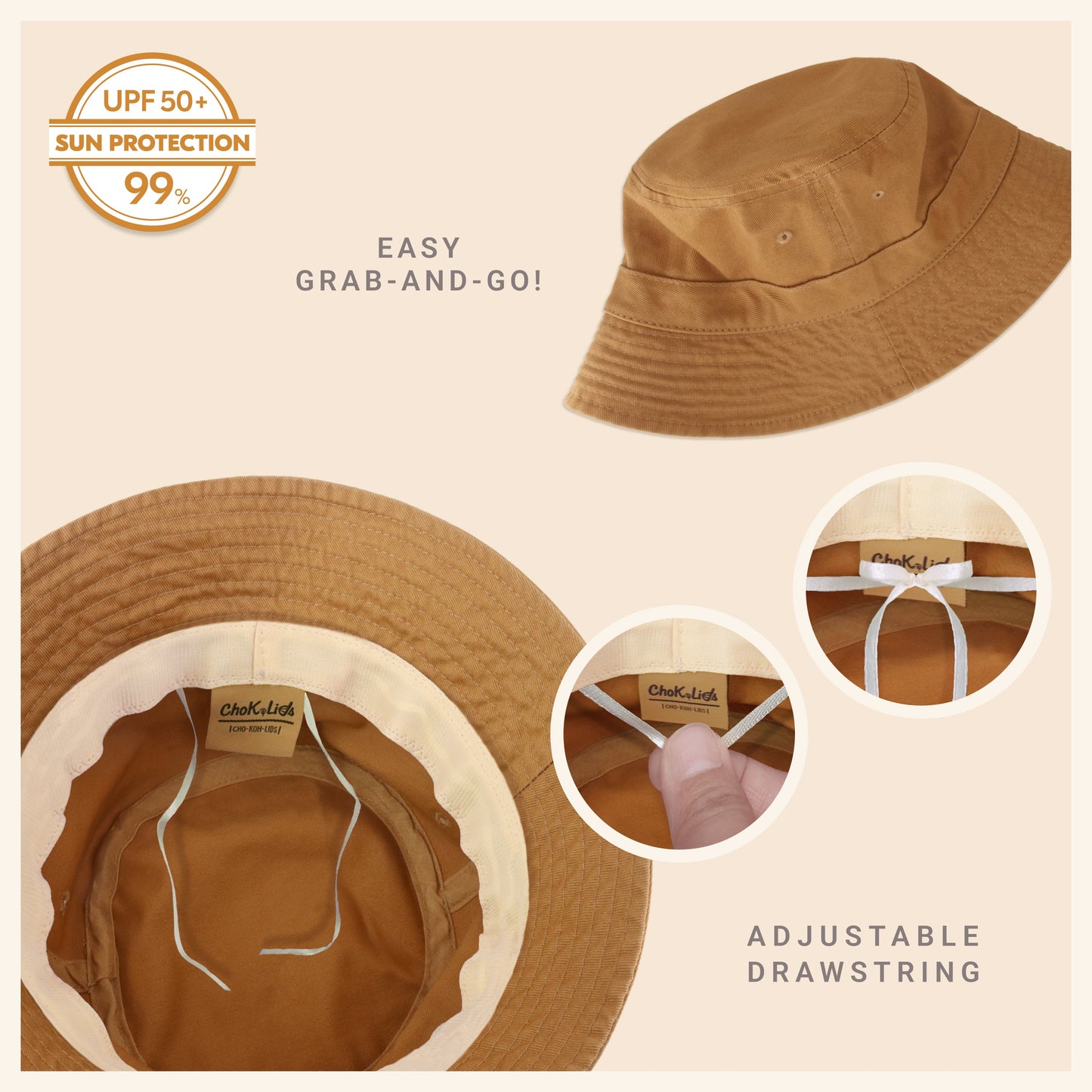 Heavy Washed Cotton Bucket Hat