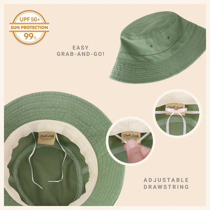 Heavy Washed Cotton Bucket Hat