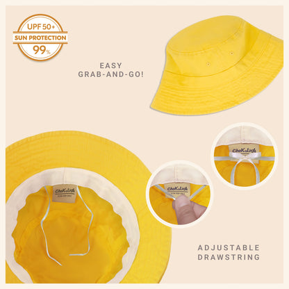 Heavy Washed Cotton Bucket Hat