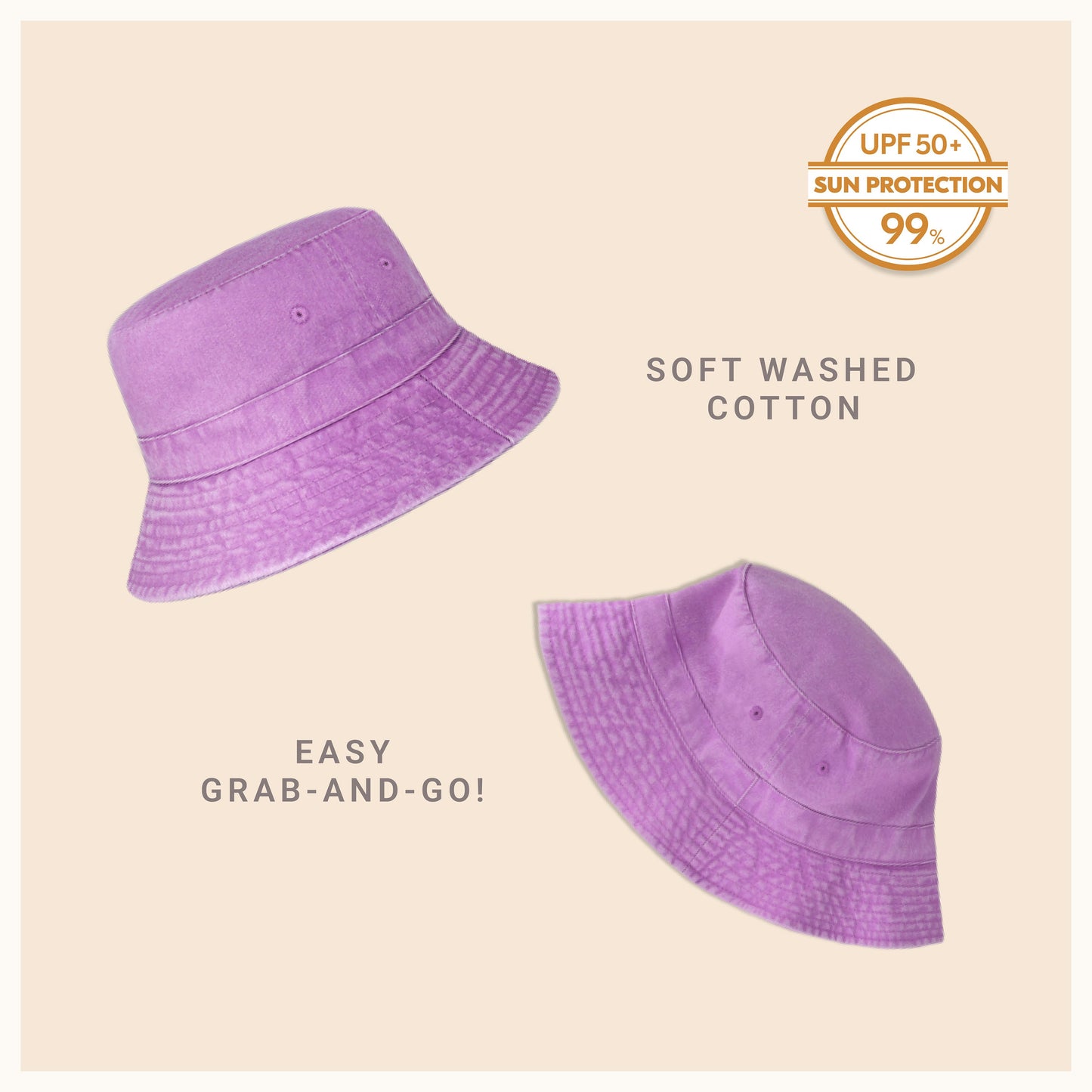 Heavy Washed Cotton Bucket Hat