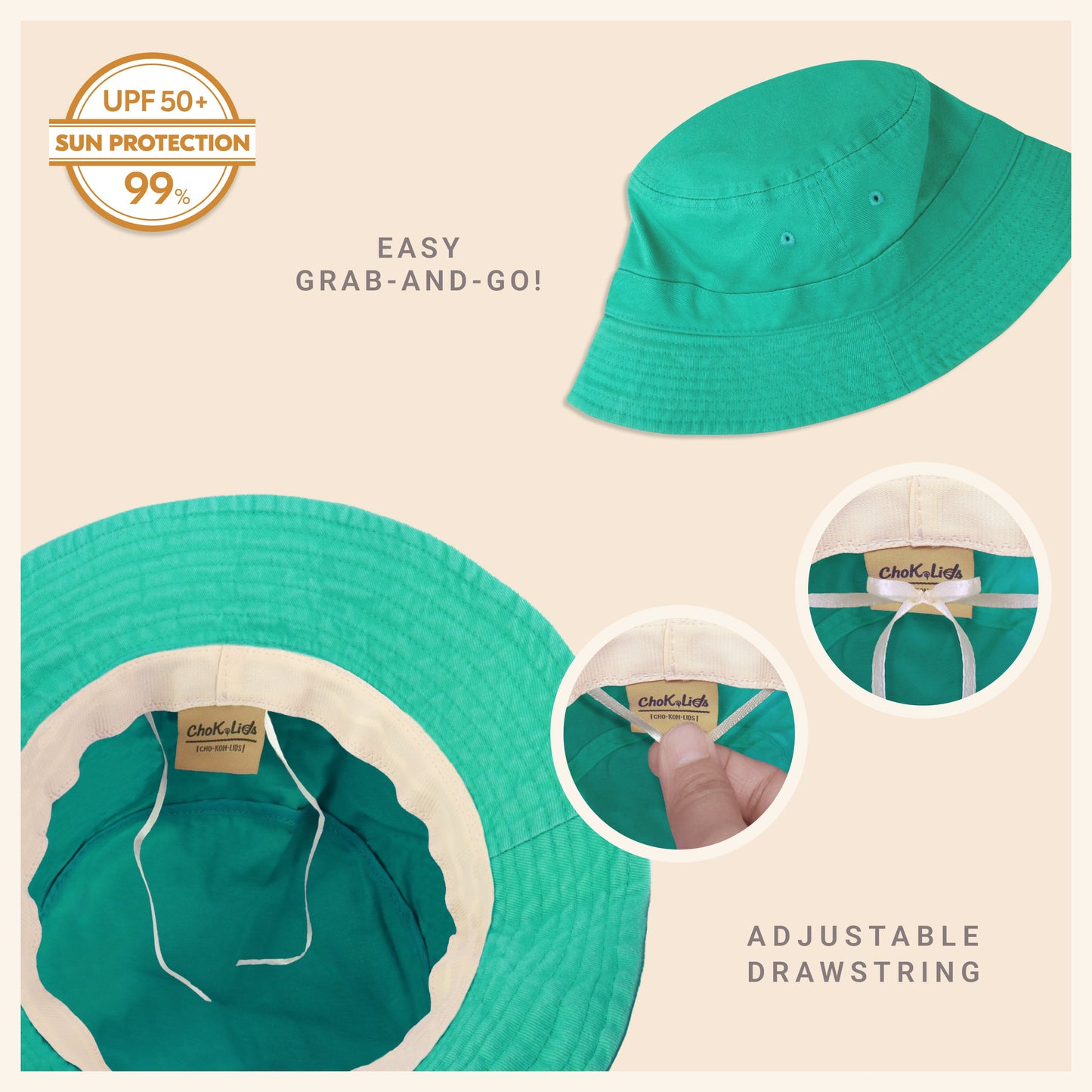 Heavy Washed Cotton Bucket Hat