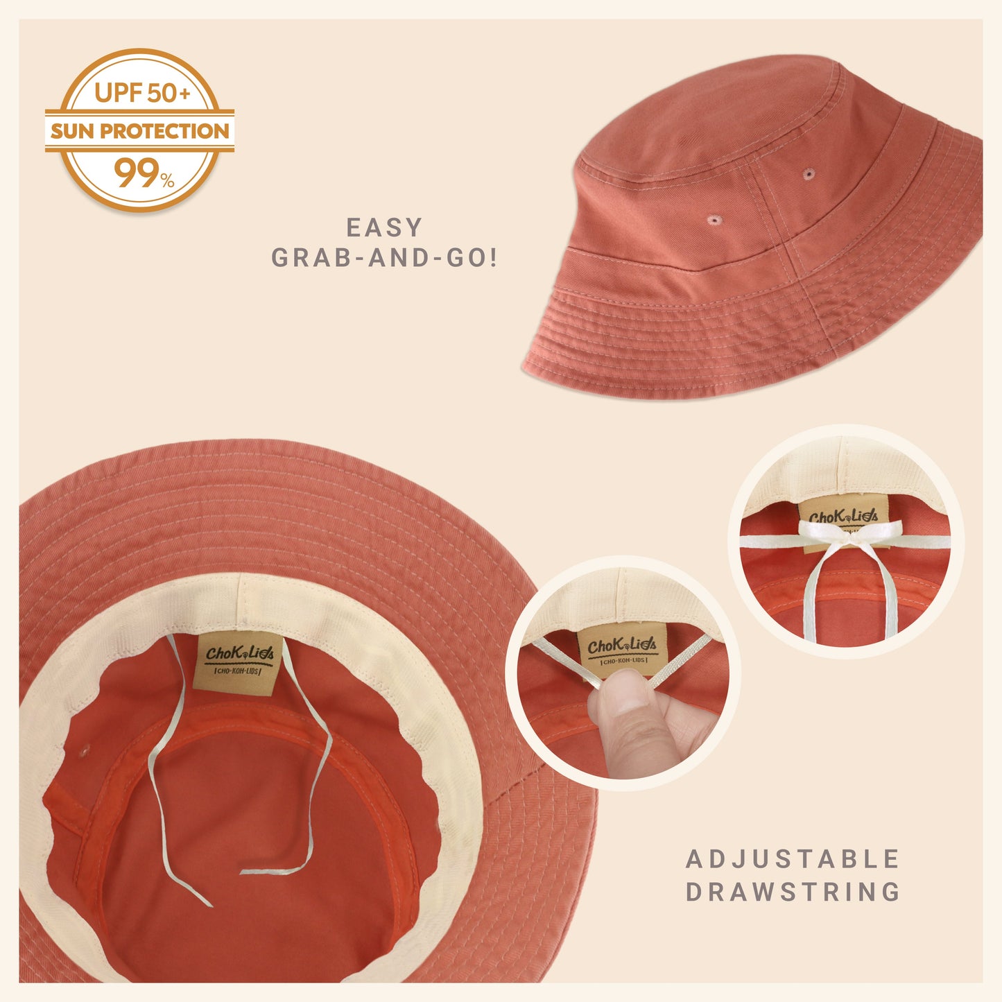 Heavy Washed Cotton Bucket Hat