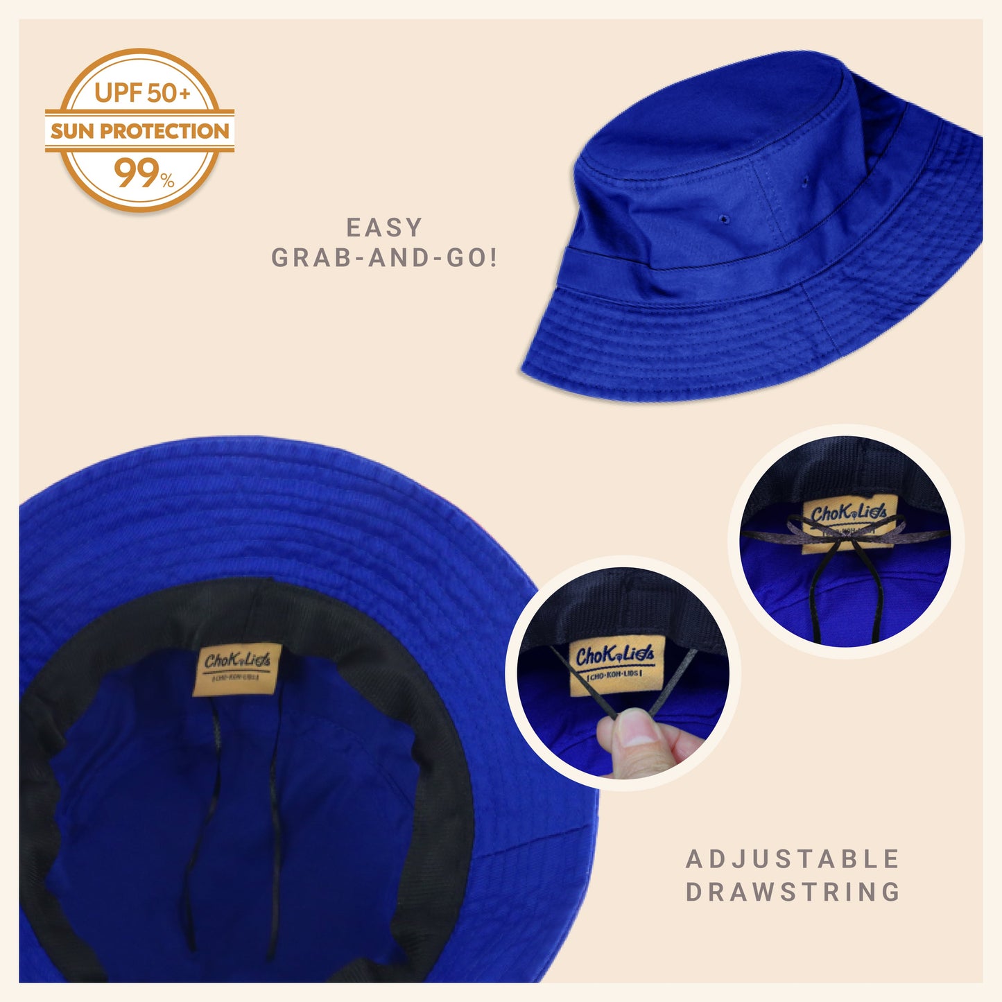 Heavy Washed Cotton Bucket Hat