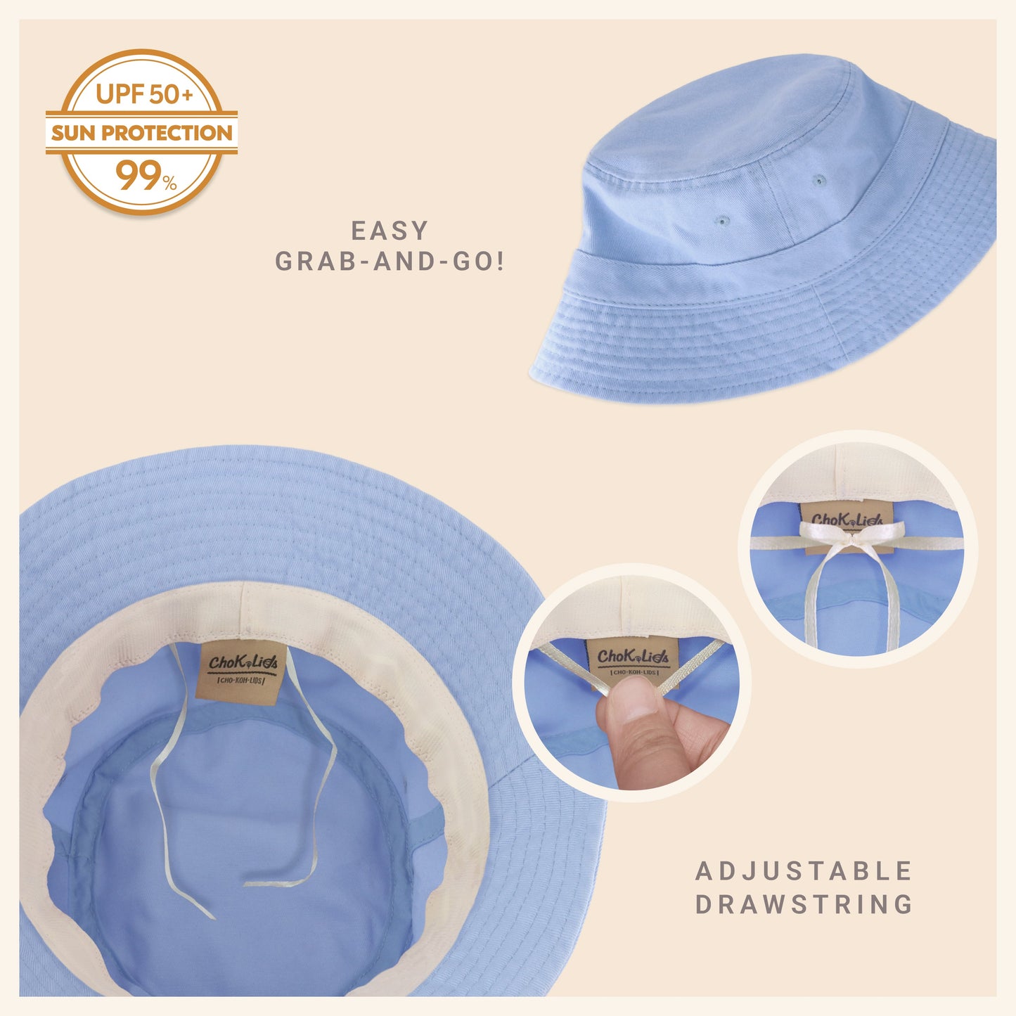 Heavy Washed Cotton Bucket Hat